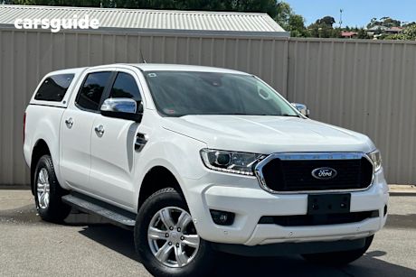 White 2021 Ford Ranger Ute Tray XLT 4X4
