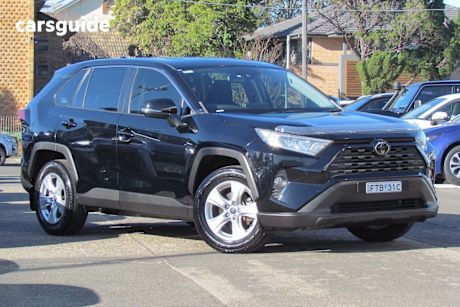 Black 2019 Toyota RAV4 SUV GX F