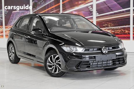 Black 2025 Volkswagen Polo Hatch 85TSI LIFE F