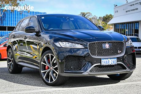 Black 2020 Jaguar F-Pace SUV SVR 4X4