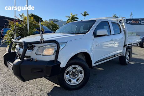 White 2013 Holden Colorado Ute Tray LX 4X4