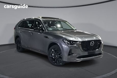 Grey 2025 Mazda CX-80 SUV P50E GT 4X4