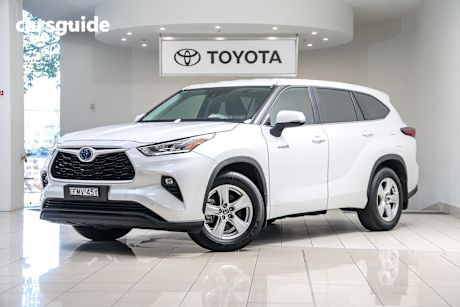 White 2024 Toyota Kluger SUV GX 4X4