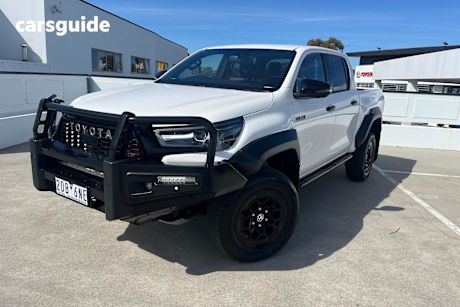 White 2024 Toyota Hilux Ute Tray GR SPORT 4X4