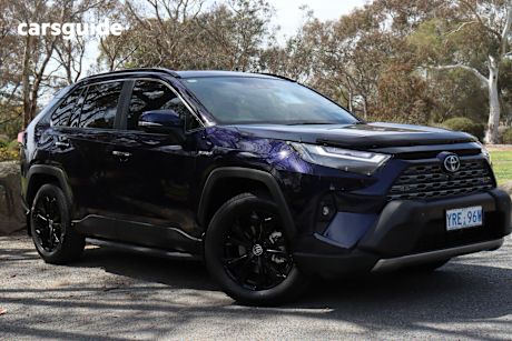 Blue 2024 Toyota RAV4 Wagon Cruiser (Awd) Hybrid