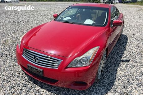 Red 2007 Nissan Skyline Coupe IFINITY G37S CKV36 2DR COUPE 7SP AUTO 3.7I