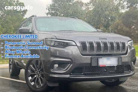 Grey 2021 Jeep Cherokee Wagon Limited (Awd)