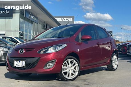 Red 2012 Mazda Mazda2 Hatch GENKI F