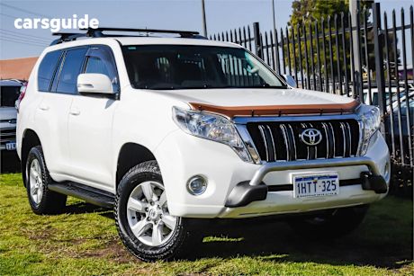 White 2014 Toyota Landcruiser Prado SUV GXL 4X4
