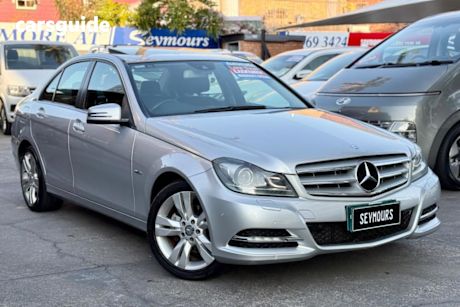Silver 2012 Mercedes-Benz 200 Sedan AVANTGARDE BE W204 MY12