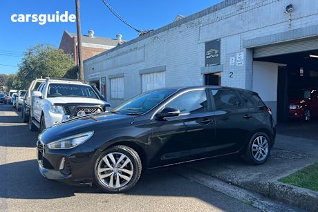 Black 2017 Hyundai I30 Hatchback Active