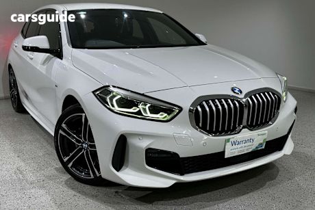 White 2022 BMW 1 Hatch 118I M SPORT F