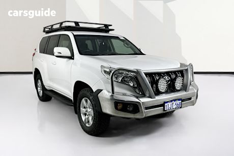 White 2017 Toyota Landcruiser Prado Wagon Gxl (4X4)