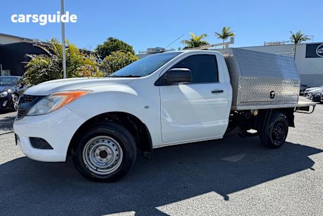 White 2013 Mazda BT-50 Ute Tray XT R