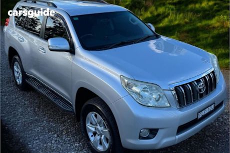 Silver 2010 Toyota Landcruiser Prado Wagon Gxl (4X4)