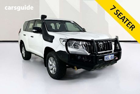 White 2022 Toyota Landcruiser Prado Wagon Gx 7 Seat