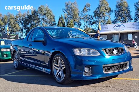 Blue 2012 Holden Commodore Utility Sv6 (Lpg)