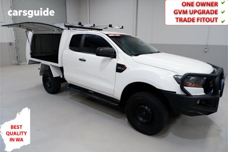 White 2019 Ford Ranger Ute Tray XL 4X4