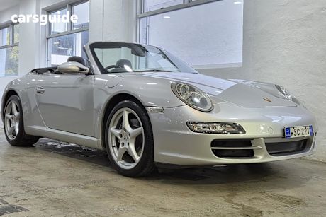 Silver 2007 Porsche 911 Convertible CARRERA R