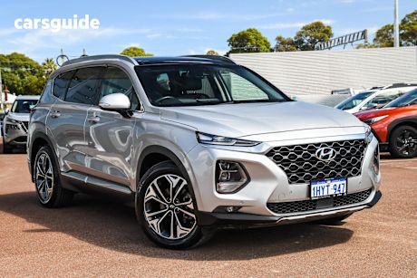 Silver 2020 Hyundai Santa FE SUV HIGHLANDER 4X4