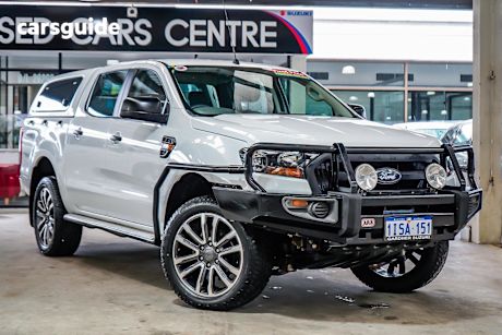 White 2018 Ford Ranger Ute Tray XL 4X4