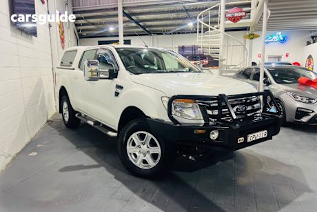 White 2013 Ford Ranger Dual Cab Utility Xlt 3.2 (4X4)