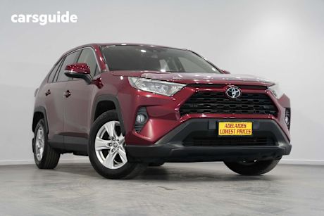 Red 2019 Toyota RAV4 SUV GX F