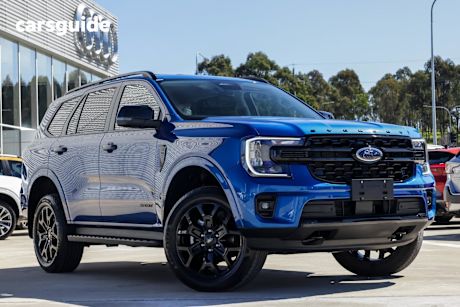 Blue 2024 Ford Everest SUV SPORT 4X4