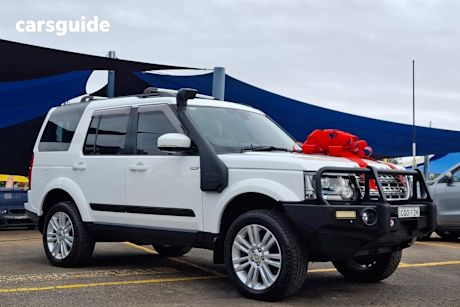 White 2014 Land Rover Discovery 4 Wagon 3.0 Sdv6 Hse