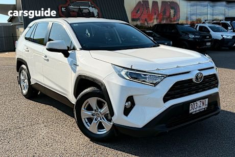 White 2019 Toyota RAV4 Wagon Gx 2Wd Hybrid