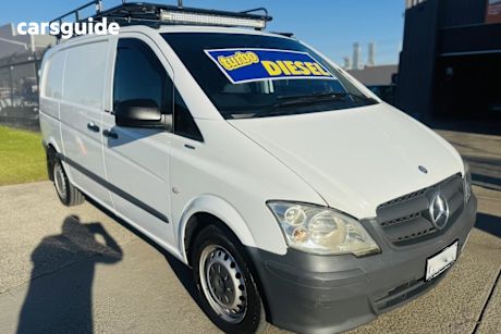 White 2014 Mercedes-Benz Vito Van 113Cdi Swb