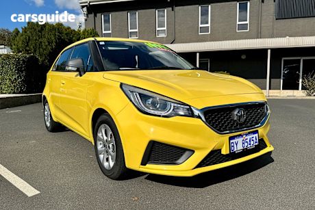 Yellow 2021 MG MG3 Hatch CORE F