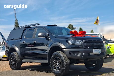 Black 2020 Ford Ranger Ute Tray RAPTOR 4X4