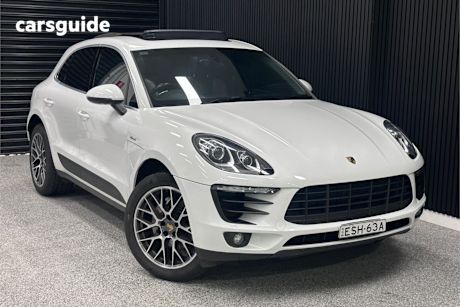 White 2015 Porsche Macan Wagon S Diesel