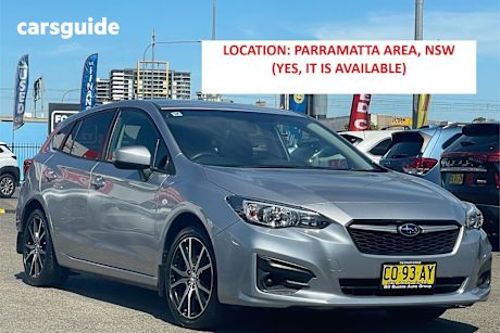 Silver 2017 Subaru Impreza Hatch 2.0I 4WD