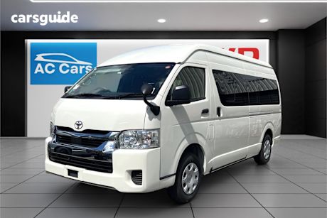 White 2024 Toyota HiAce Commercial 2.7L PETROL VAN CAMPERVAN GL