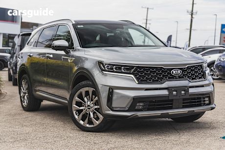 Grey 2021 Kia Sorento SUV GT-LINE F
