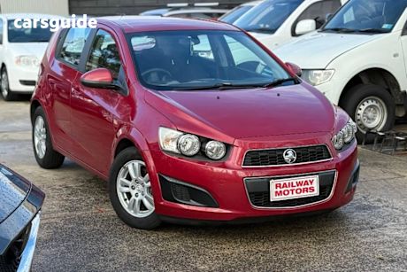 Red 2013 Holden Barina Hatchback Cd