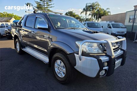 Grey 2010 Toyota Hilux Ute Tray SR5 4X4