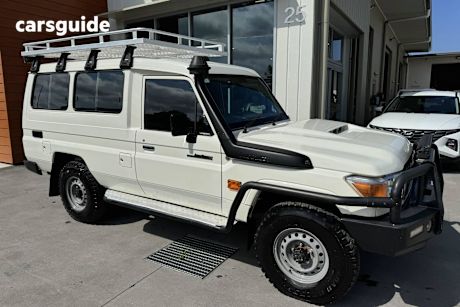 White 2023 Toyota Landcruiser SUV LC78 WORKMATE
