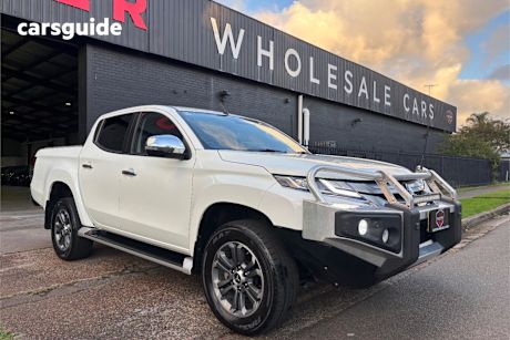 White 2021 Mitsubishi Triton Ute Tray GLS 4X4