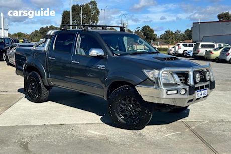 Grey 2013 Toyota Hilux Ute Tray SR5 4X4