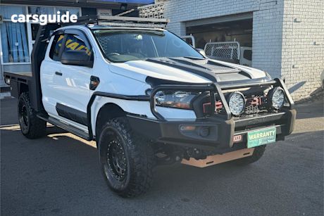 White 2017 Ford Ranger Ute Tray XL 4X4