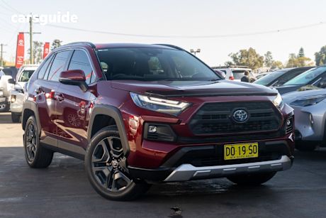 Red 2021 Toyota RAV4 SUV EDGE 4X4