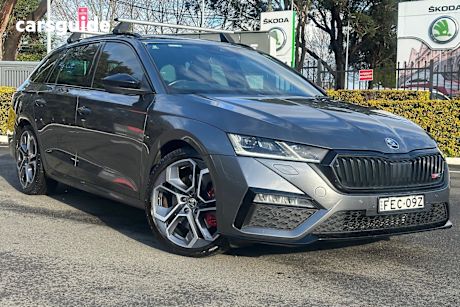 Grey 2023 Skoda Octavia SUV RS F