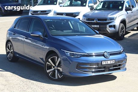Blue 2025 Volkswagen Golf Hatchback Style