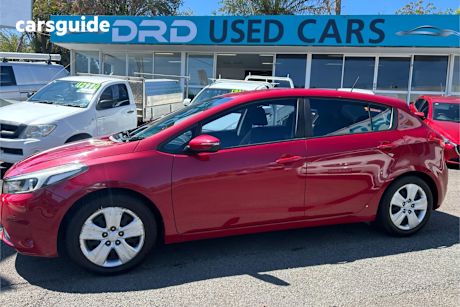 Red 2017 Kia Cerato Hatchback S