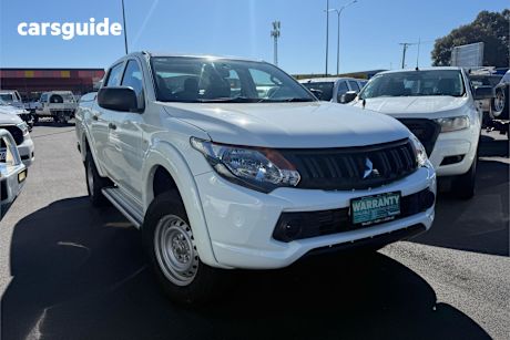 White 2017 Mitsubishi Triton Ute Tray GLX 4X4