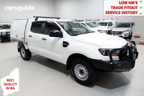 White 2019 Ford Ranger Ute Tray XL 4X4