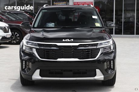 Black 2025 Kia Seltos SUV GT-LINE F